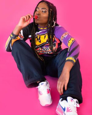 Kyanna Simone Simpson Instagram - What 24 lookin’ like?! 😜🎂 #HBDTOME
•
📸: @wolfgvnglloyd 
💄: @glambymaureen 
👕👖: @triedandtrueco 
Thank you @anita__simpson_ and @apexphotostudios 🥳🥳🥳