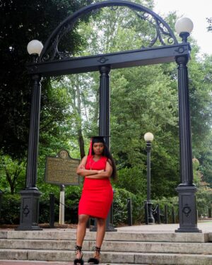 Kyanna Simone Simpson Instagram - 🎓🙌🏾Y’all mind if I praise God? ALUMNA of THE University of Georgia. As I embark on this post-grad life, I pray I keep up the endurance and persistence that was necessary to get here!!! Just to let y’all know.... these grad pics coming ALLLL WEEK jhu heard?! 🎓✨🤪👩🏾‍🎓😁🤪🎓✨

@universityofga 

📸: SENAITE MURRAY @senaiteshots 💕💕💕💕
 #RUNMEMYDEGREE #LetsGo #DreamsDoComeTrue #IHopeYouDance