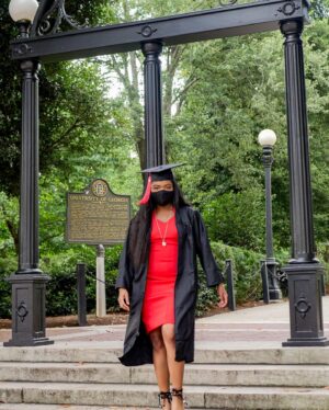 Kyanna Simone Simpson Instagram - 🎓🙌🏾Y’all mind if I praise God? ALUMNA of THE University of Georgia. As I embark on this post-grad life, I pray I keep up the endurance and persistence that was necessary to get here!!! Just to let y’all know.... these grad pics coming ALLLL WEEK jhu heard?! 🎓✨🤪👩🏾‍🎓😁🤪🎓✨

@universityofga 

📸: SENAITE MURRAY @senaiteshots 💕💕💕💕
 #RUNMEMYDEGREE #LetsGo #DreamsDoComeTrue #IHopeYouDance