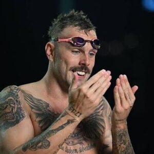 Kyle Chalmers Instagram - The special reminder tattooed on my hand I look to pre and post race, that provides me with purpose and the strength I need to exceed expectations 🤍