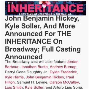 Kyle Harris Instagram - This play. This team. These guys. #TheInheritance #Broadway