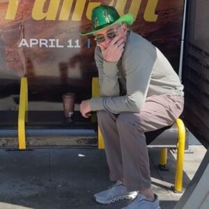 Kyle MacLachlan Instagram - bus stop buckiin’ 🤠👍