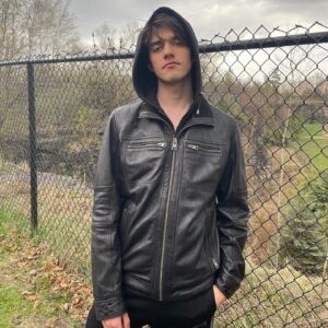 Kyle Meagher Instagram - Gloomy day. 

#actor #musician #runningoutfit #leatherjacket #style #ItsCalledFashion #HeWasASkaterBoy