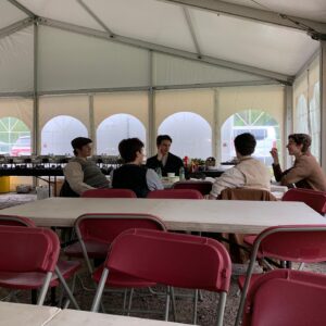 Kyle Meagher Instagram - Anne Week Part 2: On Set! 

Pic 1 is gearing up for some ice skating in the first episode of season 3! 
Pic 2 was lunch time with the boys... (p.s. I miss set lunches) 
Pic 3 is the field trip episode, where you can literally see Moody falling in that photo... classic! 
Pic 4 is just a really nice looking photo taken before the dance scene! 
Pic 5 is Paul 1 and Tillie. Rip Paul 2 :/ 

Till later!
Kyle (Paul 1) 

#actor #acting #awae #annewithane #IceSkatingLegend #ripjacob