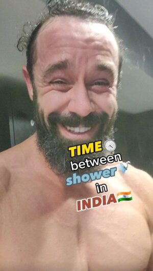 Kyle Paul Instagram - BOILING♨️ in INDIA 🇮🇳

I knew I was a SPOILED American🇺🇸 but not that I was spoiled by the WEATHER🌤 too!😆

Not many places in America get as HOT🔥and HUMID in India!

No wonder Indians are so chill🧘‍♂️... They are too exhausted from the weather to get angry!😆

#india #travel #american #hot