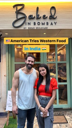 Kyle Paul Instagram - This is Kyle’s first time trying western food in India and here his thoughts!

📍Baked In Bombay - @letsgetbakedinbombay 
.
.
.
#mumbaifood #reelsindia #indianfood #mumbai