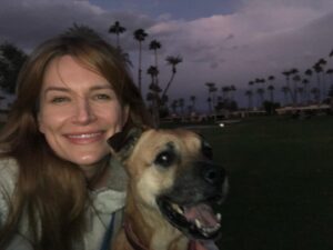 Kym Jackson Instagram - Our daily sunset adventure!!! 

#prissyjackson #doggo #mydog #dogsofinstagram #doglovers #doglife #golfcoursephotography