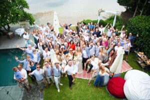 Kym Jackson Instagram - Next up… the wedding!!! 

The most perfect backyard wedding with so many of our favorite people.

I walked down the aisle with my Daddio (who got surgery just so he could walk that far) to the original recording of the song you wrote and proposed with. 

@brianaevigan @paultahoe and Natalie flew all the way from the Americas to be there! 

The prawns were life changing and so was the day. 

I always follow the rule that life should be f*ck yes or no and this was a resounding f*ck yes I absolutely want you by my side for the rest of my life.

Incredible 📸 by: @louisasetonphotography 

#married #storyofus #thestoryofus #backyardwedding #loveofmylife #happydays #husbandandwife #husbandface #weddingday #beachwedding #bestdayever