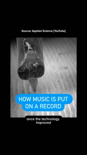 Kyne Santos Instagram - Ever wonder how music gets put onto a vinyl record? It’s the ultimate collab between physics, technology, and biology! 👂🏽 

✨ I wrote a longer version of this post on my newsletter 💕The Math Queen Digest💕 which got sent out to everyone on my email list on Monday, but you can go read it on my substack (link in bio) and join my email list for next weeks newsletter!!