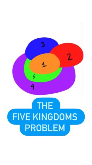 Kyne Santos Instagram - Can a kingdom be divided into 5 contiguous territories so that all 5 are bordering each other?