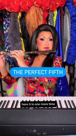 Kyne Santos Instagram - What song do you hear from those first two notes in the beginning! There are many correct answers! The fifth is one of the most important musical intervals. But why do we perceive it as so pleasant? Let’s use math to explore harmonies!