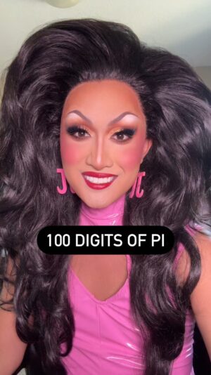 Kyne Santos Instagram - I memorized 100 digits of pi in celebration of #piday 🥧
