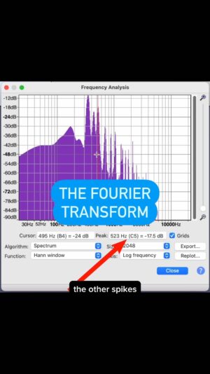 Kyne Santos Instagram - Part 3 of the math and music series! Let’s play a game: I’ll play multiple notes at once, and you guess what notes I played. Thanks to the Fourier transform, you can always win at this!