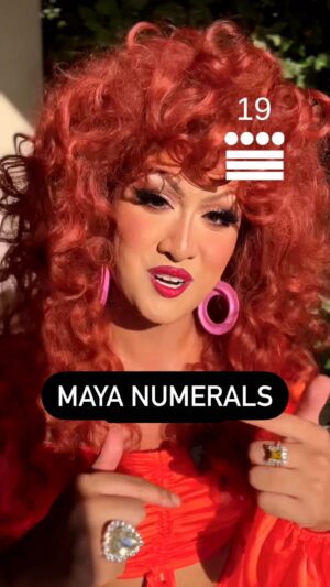 Kyne Santos Instagram - A short lesson on Maya numerals! The Maya use a base 20 number system, and every number can be represented using just 3 symbols!
