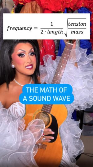 Kyne Santos Instagram - This is part 1 of my new series about the intersections of math and music! First up we’re talking about the math of a single sound wave 🎵 and in later parts we’ll talk about the harmonic series, why instruments sound different, and why harmonies sound good!