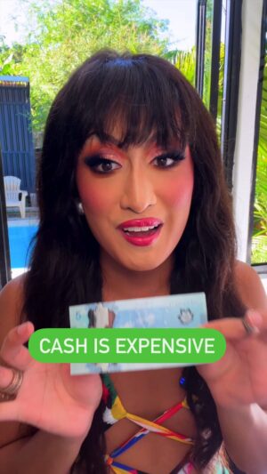 Kyne Santos Instagram - Cash is expensive! Do you usually pay cash or card?