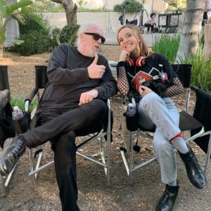 Kyra Elise Gardner Instagram - Studio 666 days 📷 One of the best experiences of my life on set with the @foofighters and wonderful friends. You can now give it a watch on Netflix!  #studio666