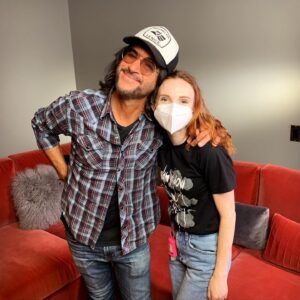 Kyra Elise Gardner Instagram - Studio 666 days 📷 One of the best experiences of my life on set with the @foofighters and wonderful friends. You can now give it a watch on Netflix!  #studio666