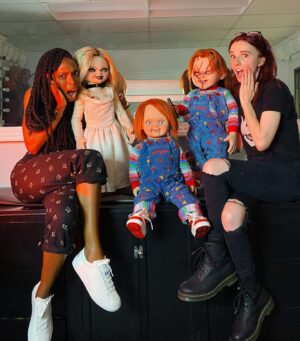 Kyra Elise Gardner Instagram - Thank you to all the wonderful beautiful faces that make up Living With Chucky 🖤 Thank you to the entire Chucky family for setting aside time to tell your stories as well as the amazing guests who came on board in a pinch. And of course a happiest of birthdays to the pope of trash, John Waters 🎂 #livingwithchucky