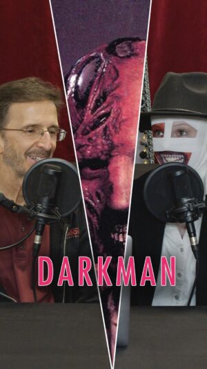 Kyra Elise Gardner Instagram - That time Danny Elfman himself threw a bucket of water on Liam Neeson 🪣. If you haven’t listened to the very first episode of Flesh & Blood & Bone covering @tonygardner’s time working on the 1990 film Darkman, you can now watch along on @kyraegardner’s YouTube! (Link in bio)

#darkman #samraimi #liamneeson #sfxmakeup #specialeffects