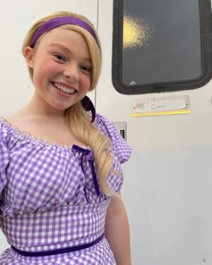 Kyra Leroux Instagram - Schmigadoon is out now on Apple TV Plus!! So grateful to be a part of such a unique and hilarious show playing sister to the one and only @dovecameron 💜