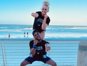 La'Darius Marshall Instagram - Great memories with the most amazing team & people in the world 🌎 
•
•
•
 WEBER STATE UNIVERSITY CHEER 🔋#7xNattyChamps #GrandSeason #MyFavs #DaytonaOwesMeNothing #MattAndSummer #TakeOver #BleedPurple #RunToTheOcean #FloridaNative #MySoul