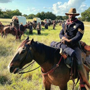 LaMonica Garrett Instagram - Wagon Train for days... 
This Sunday (Father's Day) take the journey of a lifetime along the Oregon Trail west w/ 1883 Premiering on @paramountnetwork 
@1923official @yellowstone #1883tv #1923TV #yellowstonetv