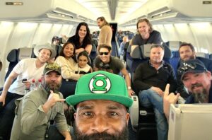 LaMonica Garrett Instagram - Spain 🇪🇸 Thank you for the hospitality, what a beautiful country.  On to the next. 
The season 1 adventure continues,  next stop... Morocco 🇲🇦 ... #LIONESS Party bus in the sky 🛫 🍻
@101studiosco @paramountplus