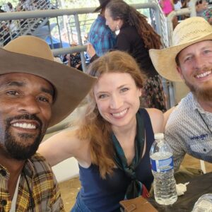 LaMonica Garrett Instagram - Swipe ⬅️
Still buzzing over my experience at the Bill Pickett Rodeo Invitational! 🤠
Riding in the rodeo ✔️ #bucketlist
Horses and Hip Hop 💪🏾💪🏾💯
#1883TV #billpickettrodeo #blackcowboys 
#RollingOut #gonecountry #rodeo 🐎🐎🐎