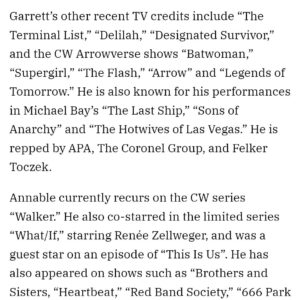 LaMonica Garrett Instagram - Swipe ⬅️ Grateful for a whole Lotta things. Joining this amazing cast, staying in the #taylorsheridan & @paramountplus family, & living out my dreams doing what I love just to name a few. #godsgrace 🙏🏾❤️
@zoesaldana @jillwagner @laysladeo 💪🏾💪🏾
#paramountplus @1883official @yellowstone 
#1883TV #yellowstonetv #lioness 🔥🔥🔥
📸 Credit: @bobbyquillard ✊🏾