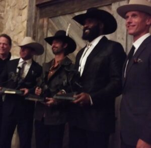 LaMonica Garrett Instagram - Swpie ⬅️ Thank you @lonestarfilmfest  for an amazing weekend, showcasing our film @5697pounds and for an amazing night at the Gala where I received the Spotlight Award for Diversity and Representation in film and television. Alongside #taylorsheridan and @ryanbinghamofficial #representationmatters And thank you @hoteldrover for the hospitality, loved the hotel, and we'll definitely be back. Anyone staying in the #fortworth area, visiting the #hoteldrover is a must 🤠 
@yellowstone @1923official #1883TV #bassreeves  @101studiosco @paramountplus #lonestarfilmfestival
'The Road To #yellowstonetv Began in Fort Worth.'