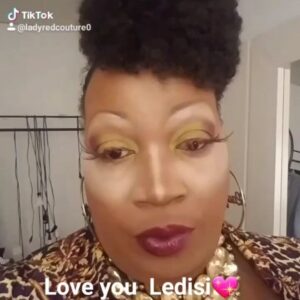 Lady Red Couture Instagram - I have listened to & done an impersonation @ledisi for most of my career and now she just put out another hit! I love her, I also dedicate this song to my little  sister @geturlyfeboo & the LGBTQA community. I love y'all so much! Thank y'all for loving me too! #stuntqueen #ladyred #hillshirefarmgeat #heyqween #becausetheyneedit #thugwhisperer #blackgirlmagicla #ladyboss #transvisibility #transattracted #fambam #hellogrinder #tittesonyourback #overthosewhodontsupportlgbt