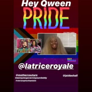 Lady Red Couture Instagram - See this interview with @latriceroyale & @heyqweentv about @rupaulsdragrace & @jaidaehall celebrating Pride! Check it out today! Love y'all! #stuntqueen #ladyred #hillshirefarmgeat #heyqween #becausetheyneedit #thugwhisperer #blackgirlmagicla #ladyboss #transvisibility #transattracted #fambam #hellogrinder #tittesonyourback #overthosewhodontsupportlgbt