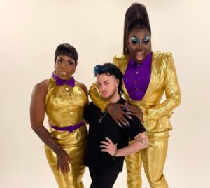 Laila McQueen Instagram - Again, congrats to @bobthedragqueen & @monetxchange for the release of @bomobeauty <3
-
-
Makeup I did on Roberta for the promo shoot! I created this eye using every shade (minus the purple) from the Pretty funny pallet.