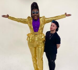 Laila McQueen Instagram - Again, congrats to @bobthedragqueen & @monetxchange for the release of @bomobeauty <3
-
-
Makeup I did on Roberta for the promo shoot! I created this eye using every shade (minus the purple) from the Pretty funny pallet.