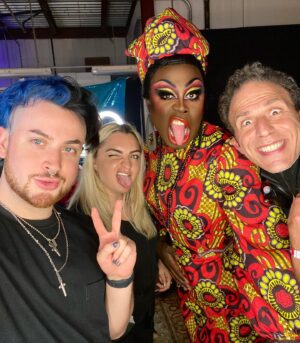 Laila McQueen Instagram - Did y’all catch us in Jackson Mississippi this week on @werehere ?! If not, lucky for you were streaming on @hbomax ;) - I’m telling y’all, run don’t walk to that streaming service and go watch one of the most iconic numbers of the show from our new drag daughter this week. She shut. It. Down. 
So go catch up on season 3 and we’ll see y’all this Friday in St. George, Utah! —
Makeup by me 
Hair @wigsandgrace 
Outfit @realdominocouture 
Photos @gregendries
