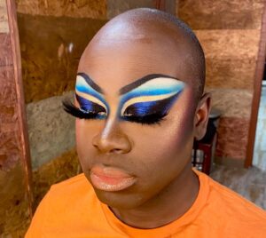 Laila McQueen Instagram - Again, congrats to @bobthedragqueen & @monetxchange for the release of @bomobeauty <3
-
-
Makeup I did on Roberta for the promo shoot! I created this eye using every shade (minus the purple) from the Pretty funny pallet.