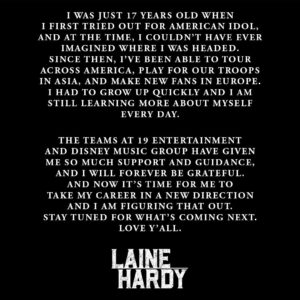 Laine Hardy Instagram - 