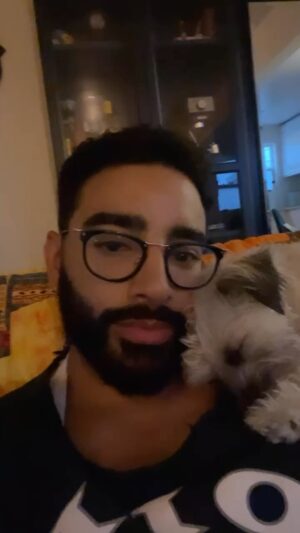 Laith Ashley Instagram - 1 year with this little munchkin 🐶