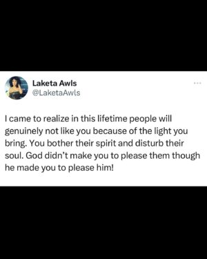 Laketa Awls Instagram - The light I have cannot be dimmed. I try not to let people break my spirit because they will try. One thing about me I’m consistent from the time you first meet me until you get to know me. When God has something aligned over your life the devil will send his minions every time. So I say this to say to my genuine good hearted people out there stay that way!!! God will continue to show those why you are blessed right in their face 💗 Happy Sunday