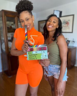 Laketa Awls Instagram - Behind the Scenes for Deadbeat on @tubi 🎬  I literally loved everyone on this set such great energy and love!!! I’m so happy I was given a chance to bring KeKe to life ☺️