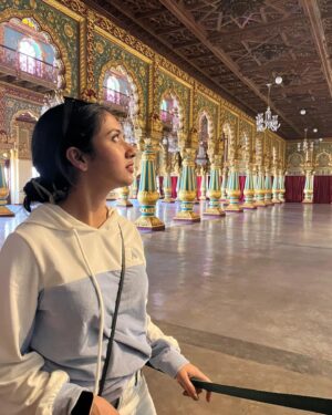 Laksha Shetty Instagram - Exploring 🤍💙
.
.
.
.
.
.
.
.
.
.
.
#mysore #mysorepalace #mysorezoo #architecture #paint #construction #peaceful #calm #reelitfeel #reels #instagood #palace #instagram #instafam #instareels #instapost #reelkarofeelkaro #instapic #instadaily #throwback #live #love #laugh #happyme #happymind #happysoul