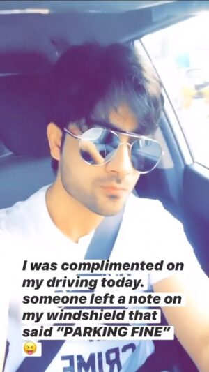 Lakshya Handa Instagram - Based on true events 😝🚘🎧
#reelafteralongtime