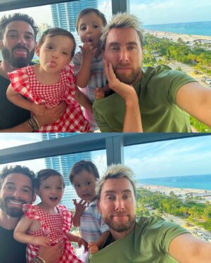 Lance Bass Instagram - A very happy fourth with the family! @wsouthbeach