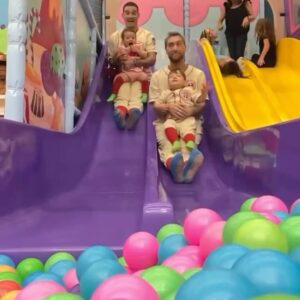 Lance Bass Instagram - Double the dads, double the Father’s Day celebration! Happy Dada Day @michaelturchinart ❤️