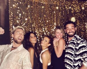 Lance Bass Instagram - What can I say, I’m a sucker for a photo booth! Congrats @thebaubshow and @mcmatto🥂#HappyBirthdayBob #mxbforgood