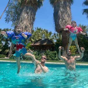 Lance Bass Instagram - Easter was a HIT!  Happy Flag Day to all you Papas!!