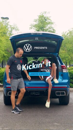Landon Donovan Instagram - Huge thanks to @vw and my talented seatmate Sofia for this one-of-a-kind catch up at the Volkswagen Youth Soccer Clinic in Chattanooga, TN.
 
#VWPartner #VWGrowingTheGame #VW #USMNT #USSoccer