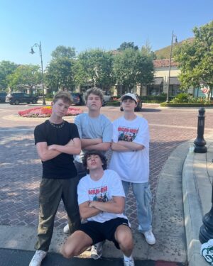 Landon Gordon Instagram - Frick Vape @baylenlevine @cameroncrovetti @lukebusey #frickvape #theboys #secretsofsulphursprings #bunkd