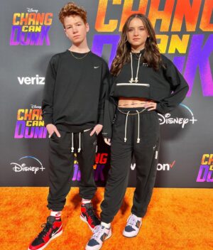 Landon Gordon Instagram - #ChangCanDunk premiere @disneyplus @disneybrandtvpr 

Thank you @nike @nikebasketball 
Styled @xmccallx